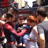 Video: Andrew Garfield Wears Spider-Man Costume, Holds A Baby